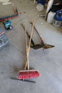 5 stk. haveredskaber