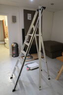 Alu trappestige + vaterpas