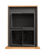 Affaldssystem Edge 40cm Mørkegrå