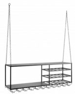 Nordal Loft rack - sort - LIVING AND CO.