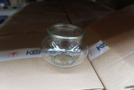 96 stk. Patentglas 56 cl u/låg Diam 80 mm Weck
