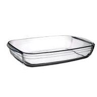 6 stk. Fad glas rektangulær 390 x 240 mm Ôcuisine