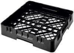 12 stk. Kop- og glaskurv 500x500 mm sort Cambro