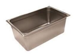 6 stk. Kantine EHG-stål 1/1 GN D200 mm 25 ltr