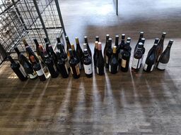 Div. flasker med vin