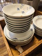 Blue Elements ROYAL COPENHAGEN service (se billeder)