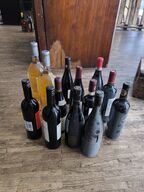 Div. flasker med vin