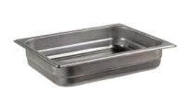 6 stk. Kantine EHG-stål 1/2 GN D65 mm 3,8 ltr