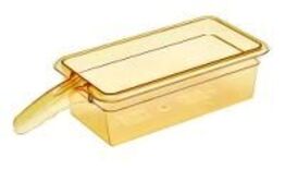 6 stk. Kantine varmefast gul 1/3-100 GN et greb Cambro