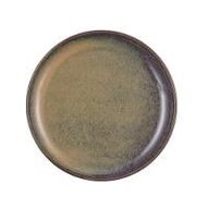18 stk. Tallerken stentøj brun 220 mm Rustik
