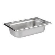 12 stk. Kantine stål 1/4 GN H65 mm APS