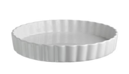 192 stk. Tærteform 100 mm hvid porcelæn