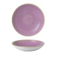 12 stk. Tallerken coupe dyb lavendel 248 mm Stonecast Churchill