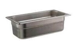 12 stk. Kantine EHG-stål 1/3 GN D100 mm 3,8 ltr