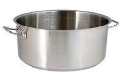 3 stk. Gryde lav 3,3 ltr diam 200 mm til induktion, el og gas