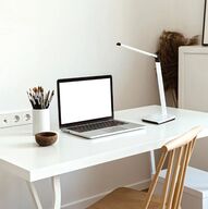 Fischer og honsel led bordlampe m. dæmp(ubrugt)