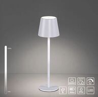 2 stk. paul neuhaus udendørs batteridrevet bordlampe(ubrugt)