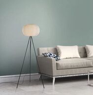 Paul neuhaus gulvlampe sort/hvid 150 cm(ubrugt)