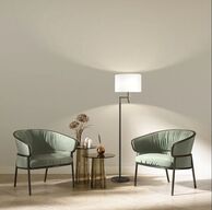 Fischer og honsel teramo gulvlampe m. læselys dæmp(ubrugt)