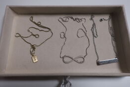 3 stk. halskæder PILGRIM og MARINELA ANABELA