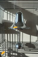 Bordlampe VERPAN Pantop Shiny Chrome 