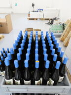 Ca. 60 flasker vin i plastkasse, Smooth & Buttery, alkoholfri vin