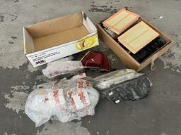 Resevedel til bil, forlygte, bag lygte, støddæmper