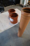 Rør og 2 skydemuffer Ø200 mm