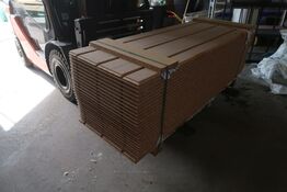 24 stk. gulvspånd plader med spor