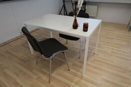 Bord med 2 stk. stole ISO CHROME - Anthracite C-38