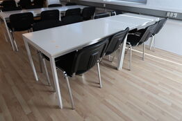 2 stk. borde med 8 stk. stole