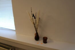 3 stk. vaser samt vægur