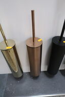 Krog, papirholder, håndklædestang, toiletbørste Børstet Kobber CASSØE Noba