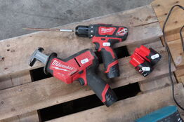 2 stk. elværktøj MILWAUKEE 