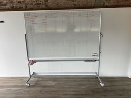 Whiteboard/tavle på hjul