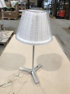 6 stk Marset Bordlamper Hvid/alustel (MOMSFRI)