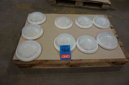 9 stk  væg/plafond lamper Ø: 24 cm (MOMSFRI) 