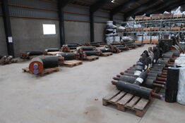 Parti af fjernvarmerør og -fittings