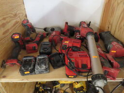 Stort lot accu. værktøj MILWAUKEE