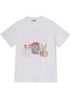 Basic Cotton Jersey Cute Animals GANNI Str.: L