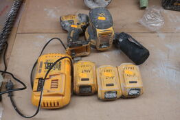 Slagnøgle og rystepudser DEWALT