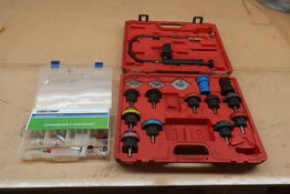 Kølertrykprøvesæt og ventilsæt