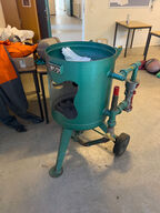 Sandblæser CLEMCO - OBS: Ikke funktionsdygtig!