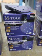 2 ks. M-TOOL keramiske slibeskiver Ø150 K120