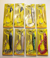 8 stk. Ifish Hitman Soft Tail 22 cm, 115 g.