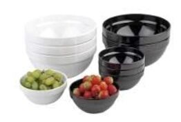 10 stk. Skål Casual 25 cl Diam120 mm melamin hvid