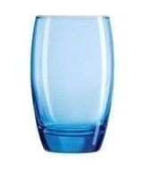 17 stk. Vandglas Salto 35 cl ice blue