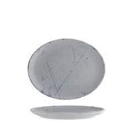 12 stk. Tallerken coupe oval blå B200 x D162 mm Stone
