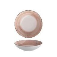 10 stk. Tallerken coupe dyb rosa 215 mm Stone