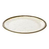 1 stk. Tallerken melamin vanilje Diam 250 mm Stone art